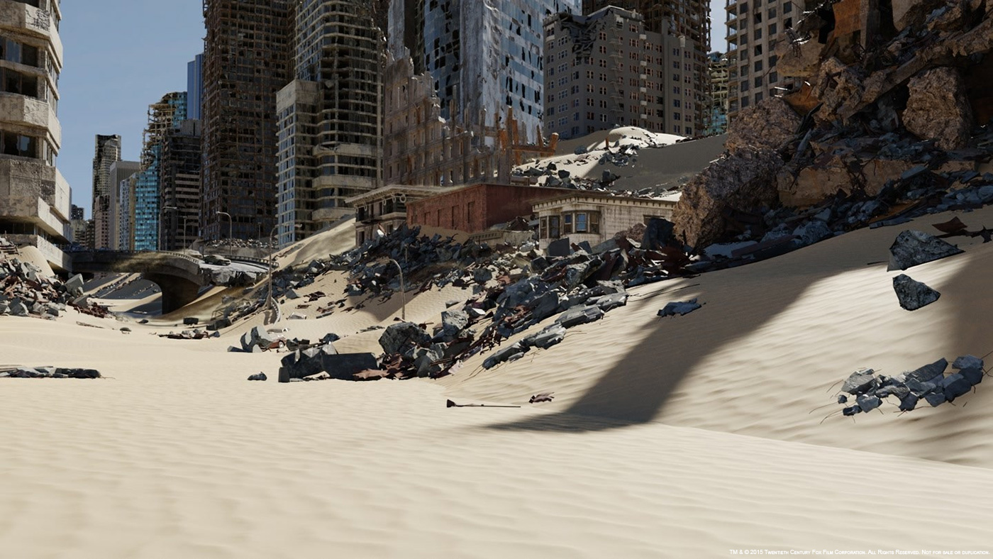Watch Maze Runner: Scorch Trials—Building a Post-Apocalyptic City, Design FX
