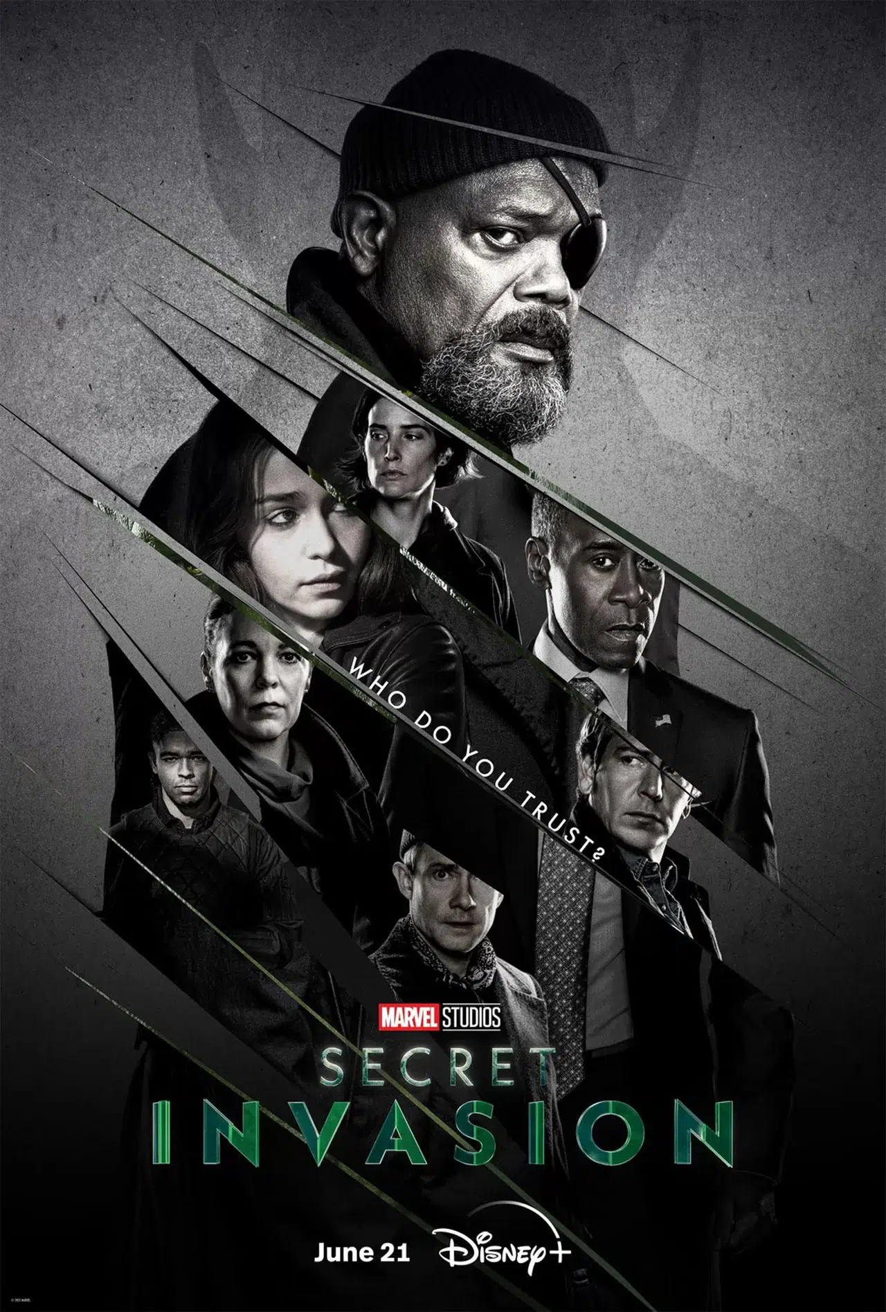 MARVEL STUDIOS' Secret Invasion, Poster Effect Design In Photoshop