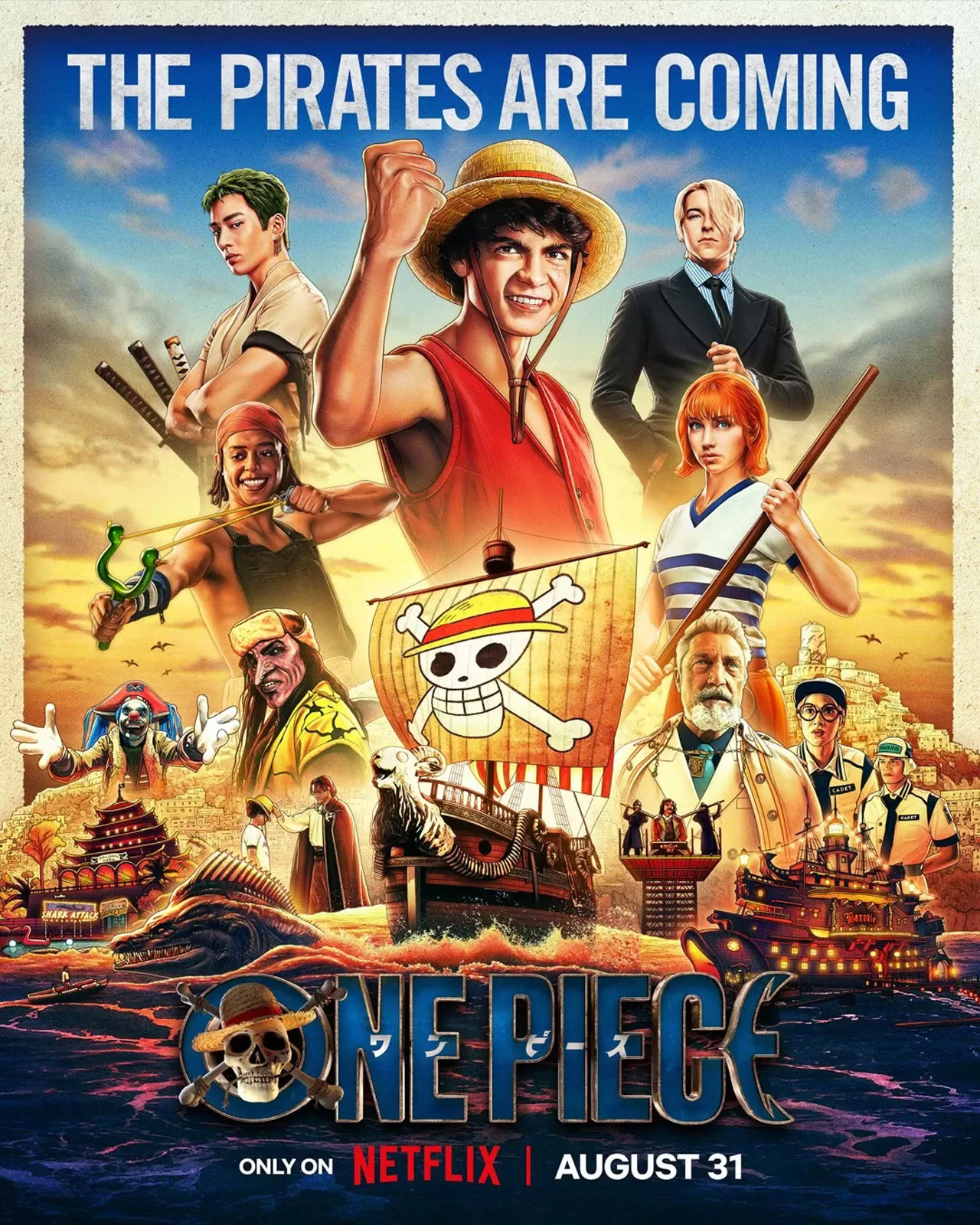 Netflix lança live-action de One Piece! Veja nota e duração dos